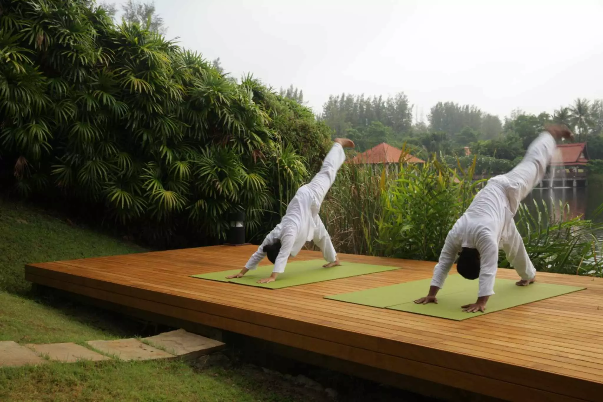 Yoga outdoor retreat activity Phuket