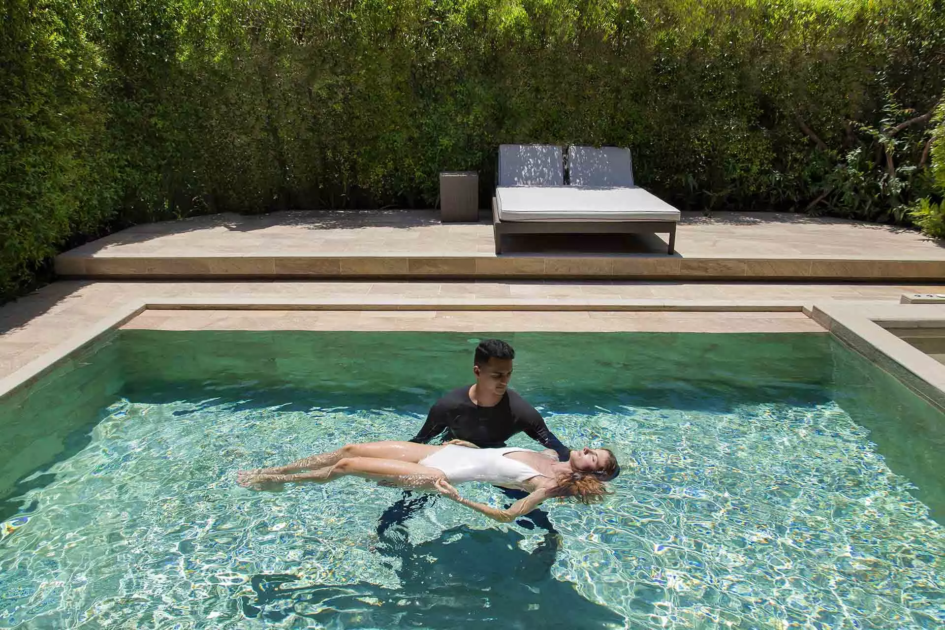 Pool floating experience Villa