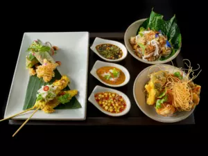 Thai food platter high end