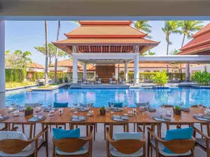 Outdoor dining resort Thailand