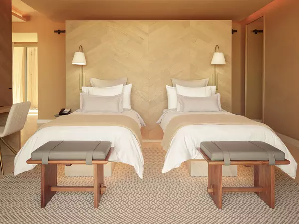 Serenity Twin Pool Suite at BanyanT ree Veya Valle de Guadalupe